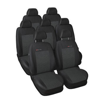 Fundas de asientos hechas a medida para Volkswagen Sharan Furgonetaeta (1995-2010) 7 asientos - E1