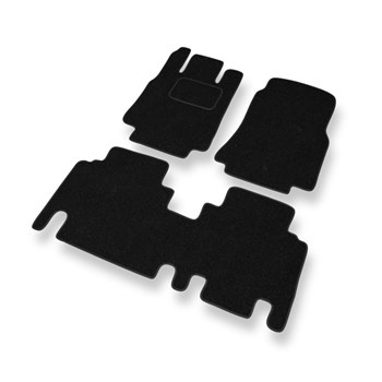 Alfombrillas de fieltro adecuadas para Mercedes-Benz Vaneo (2001-2005) - alfombras para coche - color negro