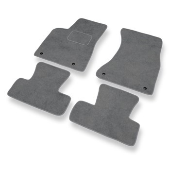 Alfombrillas de Velour adecuadas para Audi Q5 I 8R SUV (2008-2016) - alfombras p