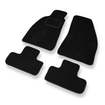 Alfombrillas de Velour adecuadas para Alfa Romeo GTV (1995-2006) - alfombras para coche - Premium color negro