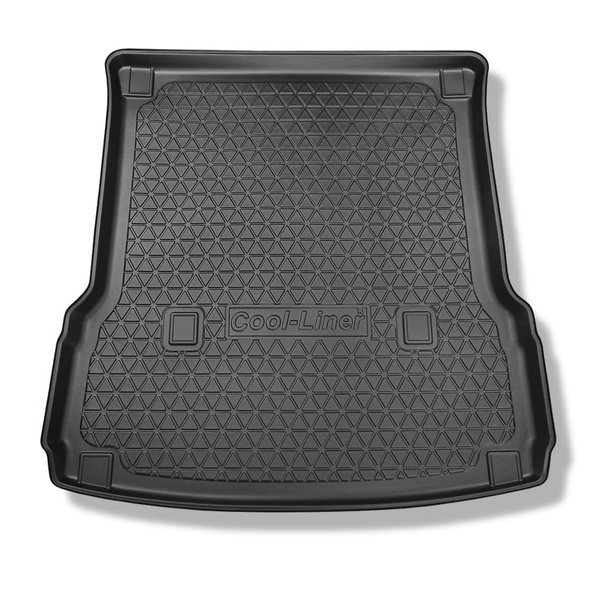 Alfombra para maletero adecuada para Mercedes-Benz GLS X166 SUV (2016-09.2019) - Protector maletero - Alfombrilla maletero antideslizante - 7 plazas; 3a fila abatible