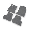 Alfombrillas de Velour adecuadas para Mercedes-Benz Classe A W176 Hatchback (2012-2017) - alfombras para coche - Premium color gris