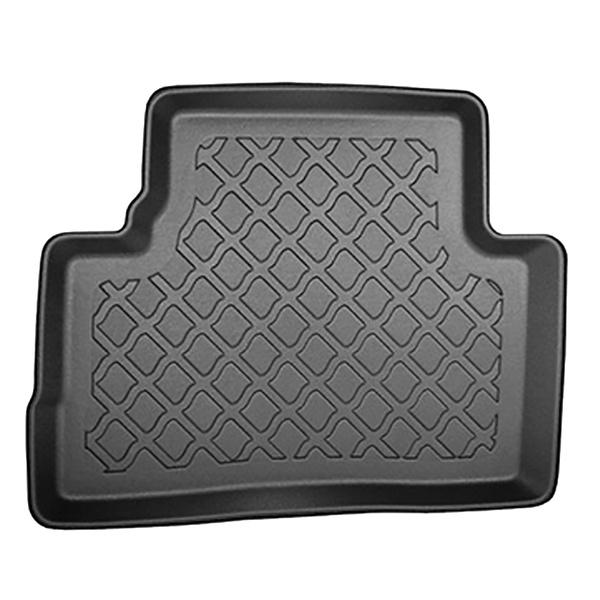 Conjunto de alfombrilla para maletero y alfombrillas para el interior del coche TPE para: Nissan Qashqai II Crossover (02.2014-05.2021) - parte inferior del maletero: con kit de reparación (Acenta & Tekna) y todos los modelos (Visia); con rueda de repuest