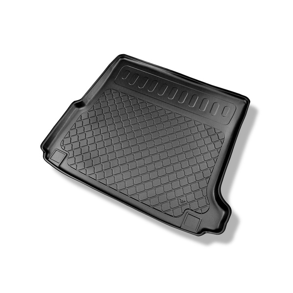 Alfombra para maletero adecuada para Volvo V60 II Familiar, Cross Country (07.2018-....) - Protector maletero - Alfombrilla maletero antideslizante - no adecuado para coches biFuel / motor T6 Twin con tanque de gas
