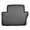 Conjunto de alfombrilla para maletero y alfombrillas para el interior del coche TPE para: Opel Zafira B Monovolumen (05.2005-2014) - 7 plazas; 3a fila abatible