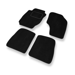 Alfombrillas de Velour adecuadas para Toyota RAV4 I SUV (1994-2000) - alfombras para coche - Premium color negro