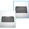 Conjunto de alfombrilla para maletero y alfombrillas para el interior del coche TPE para: Mercedes-Benz EQV 300 Furgonetaeta (10.2020-....) - versión larga (distancia entre ejes 3.200 mm; longitud del coche 5.140 mm); tras la tercera fila de asientos; sin