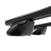 Portaequipajes de techo adecuadas para Honda Accord mk VII Tourer (2003-2007) - baca negra para coche - barras para techo de coche - railing - aluminio