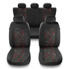 Fundas universales para asientos de coche para Citroen Berlingo I, II, III (1996-....) - UNE-RD