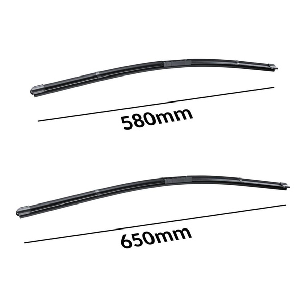 Escobillas limpiaparabrisas para la luna delantera para Mercedes-Benz GLE W166, C292 Coupé, SUV (04.2015-2019) - escobillas plana