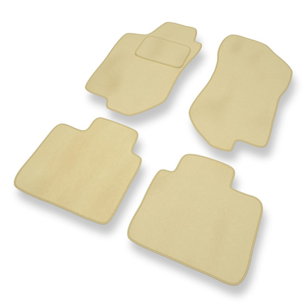 Alfombrillas de Velour adecuadas para Alfa Romeo 145 I (1994-2000) - alfombras para coche - Premium color beige