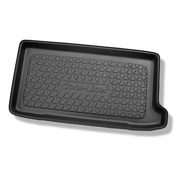 Alfombra para maletero adecuada para Fiat 500 Hybrid Hatchback (02.2020-....) - Protector maletero - Alfombrilla maletero antideslizante - No compatible con Fiat 500e