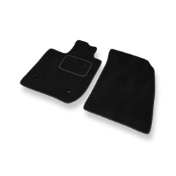 Alfombrillas de Velour adecuadas para Dacia Duster II (2018-2024) - alfombras para coche - Premium color negro