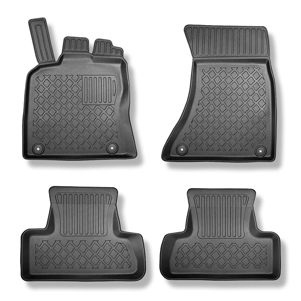 Alfombrillas de TPE adecuadas para Audi Q5 I 8R SUV (11.2008-12.2016) - alfombras para coche