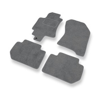 Alfombrillas de Velour adecuadas para Subaru Tribeca II (2007-2014) - alfombras para coche - Premium color gris