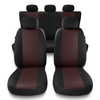 Fundas universales para asientos de coche para Alfa Romeo 156 I, II (1997-2007) - PF-RD