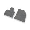 Alfombrillas de Velour adecuadas para Citroen C4 Picasso II Monovolumen (2013-2019) - alfombras para coche - Premium color gris
