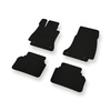Alfombrillas de fieltro adecuadas para Mercedes-Benz E klasa V W213 Coupé, Berlina, Familiar (2016-2023) - alfombras para coche - color negro