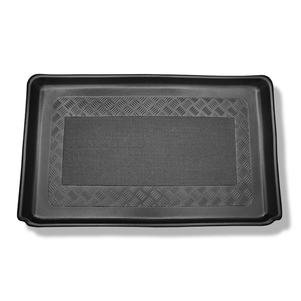 Alfombra para maletero adecuada para Renault Captur I SUV (04.2013-12.2019) - Protector maletero - Alfombrilla maletero antideslizante - para las partes inferior y superior del maletero