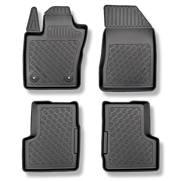 Alfombrillas de TPE adecuadas para Jeep Renegade SUV (09.2014-....) - No compatible con 4ex Plug-in Hybrid - alfombras para coche