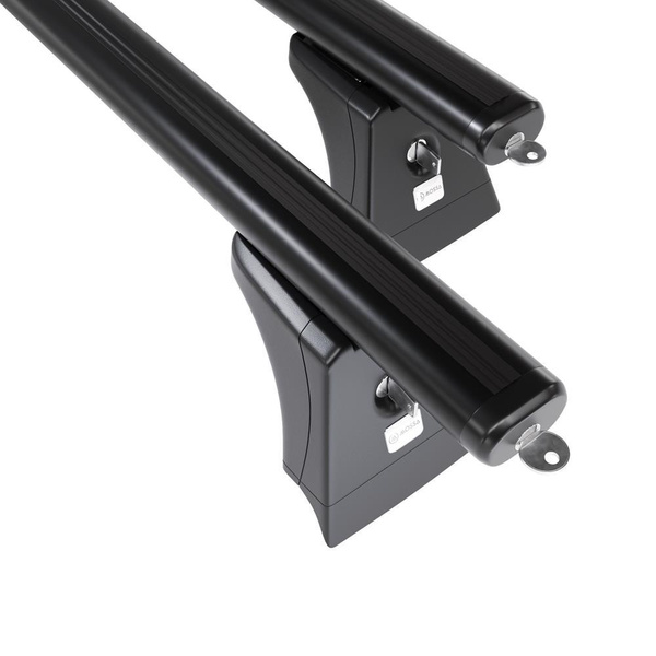 Portaequipajes de techo adecuadas para Suzuki Across SUV (2021-....) - baca negra para coche - barras para techo de coche - railing integrado - aluminio