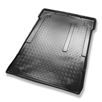Alfombra para maletero adecuada para Citroen Jumpy Furgoneta (2007-2016) - Protector maletero - Alfombrilla maletero antideslizante - L2 (posibilidad de hacer orificios para la fijación de los asientos de la 3a fila)