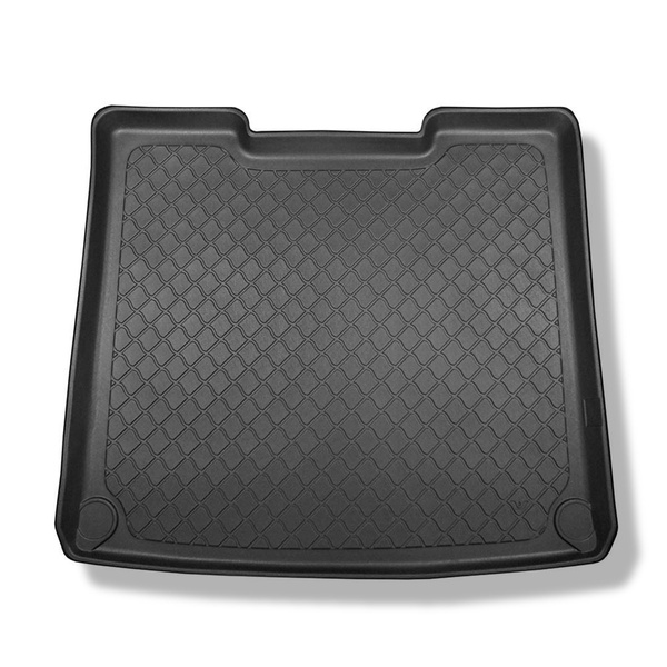 Alfombra para maletero adecuada para Volkswagen Caravelle T5 Furgoneta (2003-05.2015) - Protector maletero - Alfombrilla maletero antideslizante - distancia entre ejes larga; para detrás de la 3a fila de asientos
