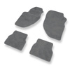 Alfombrillas de Velour adecuadas para Alfa Romeo 166 I Berlina (1998-2003) - alfombras para coche - Premium color gris