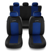 Fundas universales para asientos de coche para Alfa Romeo 166 I, II, III (1998-2007) - S-BL