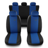 Fundas universales para asientos de coche para Alfa Romeo 166 I, II, III (1998-2007) - X.R-BL