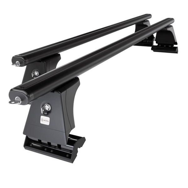 Portaequipajes de techo adecuadas para BMW 5 G30 Berlina (2017-2023) - baca negra para coche - barras para techo de coche - puntos de montaje - aluminio