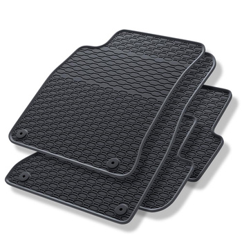 Alfombrillas de goma adecuadas para Audi A4 B8 (2008-2015) - alfombras para coche