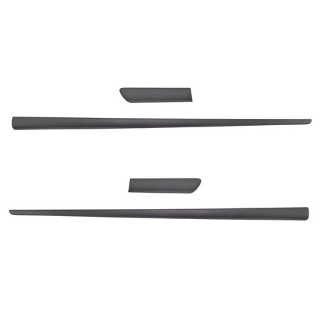 Protectores laterales negros para el coche Fiat Punto II Hatchback (3 puertas) - (1999-2011)