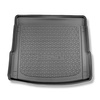 Alfombra para maletero adecuada para Audi Q5 II FY SUV (01.2017-....) - Protector maletero - Alfombrilla maletero antideslizante - también para modelos con carriles de sujeción; no adecuado para versión TFSI e plug-in hybrid; asientos traseros fijos