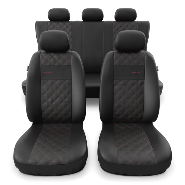 Fundas universales para asientos de coche para Peugeot 307 I, II (2001-2012) - PRF-RD