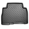 Conjunto de alfombrilla para maletero y alfombrillas para el interior del coche TPE PREMIUM para: Kia Sorento II SUV (10.2012-01.2015) - 7 plazas; 3a fila abatible