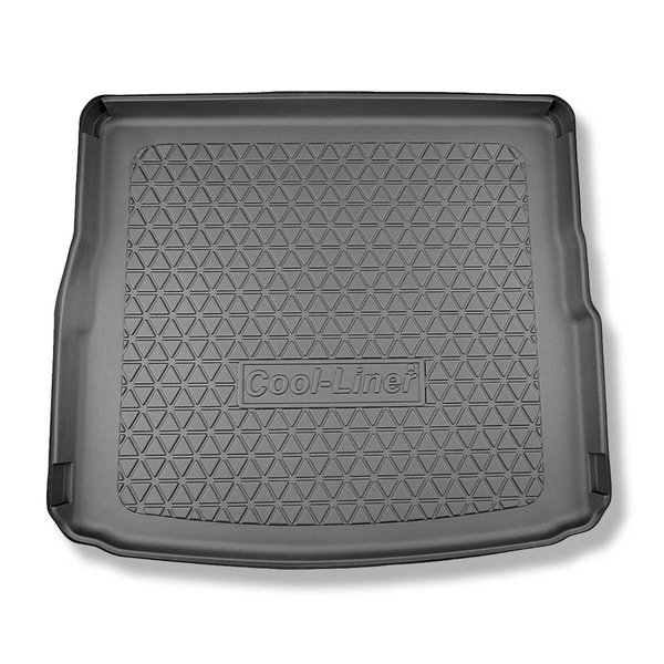 Alfombra para maletero adecuada para Audi Q4 e-tron SUV, Sportback (06.2021-....) - Protector maletero - Alfombrilla maletero antideslizante - maletero superior; para doble suelo en la posición superior