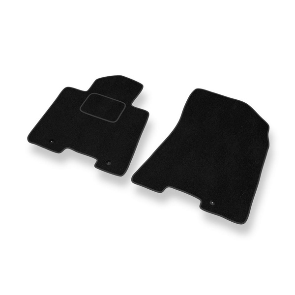 Alfombrillas de Velour adecuadas para Hyundai Tucson III SUV (2015-2020) - alfombras para coche - Premium color negro