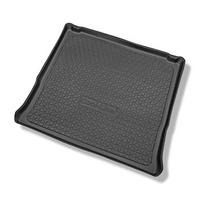 Alfombra para maletero adecuada para Fiat Talento Furgoneta (2016-2020) - Protector maletero - Alfombrilla maletero antideslizante - versión turismo (familiar/tour); para detrás de la 3a fila de asientos; versión larga (Long); asientos fijos, montados en