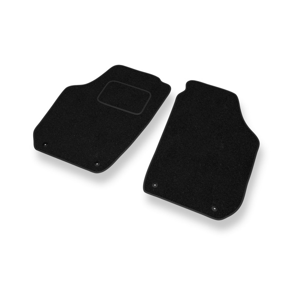 Alfombrillas de fieltro adecuadas para Skoda Fabia II Hatchback, Familiar (2007-2014) - alfombras para coche - color negro