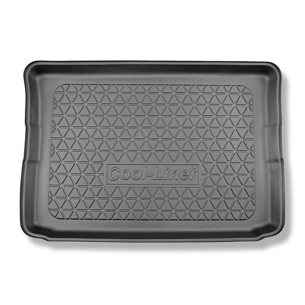 Alfombra para maletero adecuada para Dacia Spring BBG SUV (03.2021-....) - Protector maletero - Alfombrilla maletero antideslizante