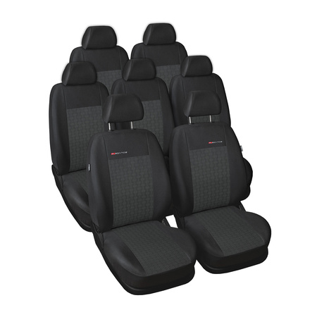 Fundas de asientos hechas a medida para Seat Alhambra Furgoneta (1996-2010) 7 asientos - E1