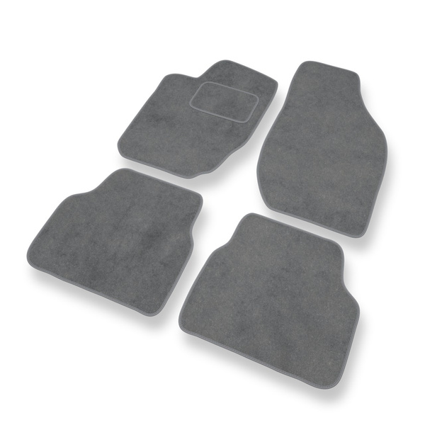 Alfombrillas de Velour adecuadas para Lancia Thema I Familiar, Berlina (1984-1994) - alfombras para coche - Premium color gris