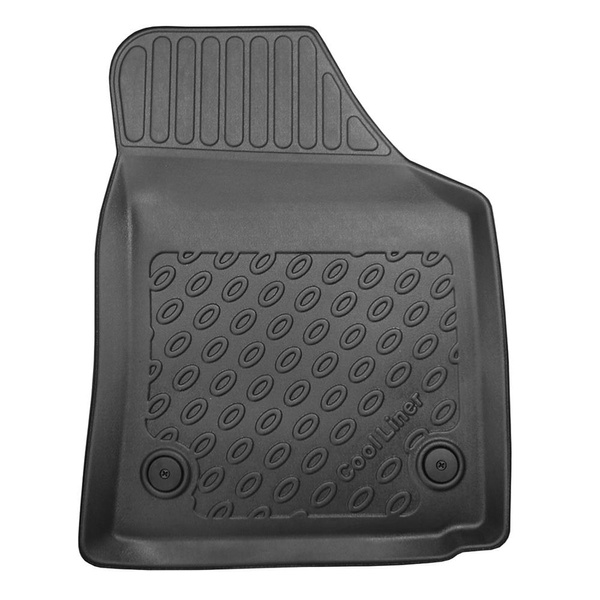 Conjunto de alfombrilla para maletero y alfombrillas para el interior del coche TPE para: Volkswagen Touran I 1T Monovolumen (09.2010-08.2015) - 7 plazas; tercera fila vacía