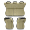 Fundas universales para asientos de coche para Alfa Romeo 166 I, II, III (1998-2007) - PG-3