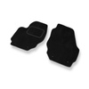 Alfombrillas de Velour adecuadas para Volvo V70 III Familiar (2007-2016) - alfombras para coche - Premium color negro