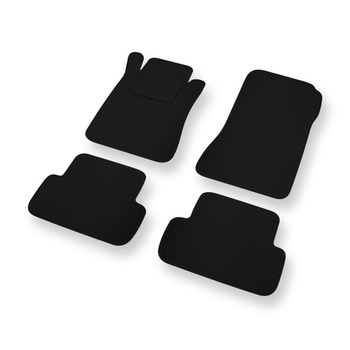 Alfombrillas de fieltro adecuadas para Mercedes-Benz CLK II W209 Coupé, Cabrio (