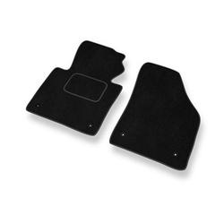 Alfombrillas de Velour adecuadas para Volkswagen Caddy III Cargo (2004-2015) - alfombras para coche - Premium color negro