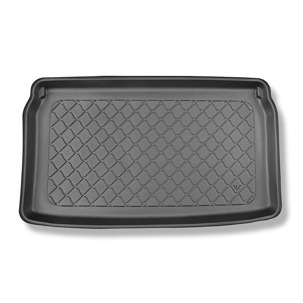 Alfombra para maletero adecuada para Opel Mokka-e SUV (02.2021-....) - Protector maletero - Alfombrilla maletero antideslizante - maletero superior; piso móvil en la posición más alta