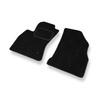 Alfombrillas de Velour adecuadas para Fiat Doblo II (2010-2022) - alfombras para coche - Premium color negro